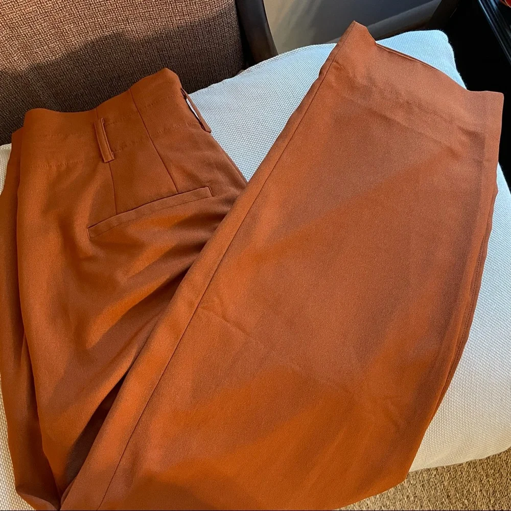 Madewell Satin Drapey Paperback Pants - Picture 9 of 9